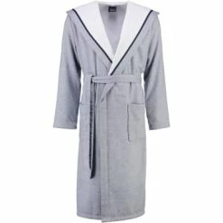 Auslauf 🛒 Cawö Bekleidung Cawö Bademäntel Kapuze Denim 5708 In Blau - 16 Günstig Kaufen 🎉