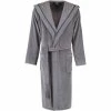 Billig 🤩 Cawö Bekleidung Cawö Bademäntel Kapuze Hoch-Tief-Velours 5703 In Stein - 763 Günstig Kaufen 😀