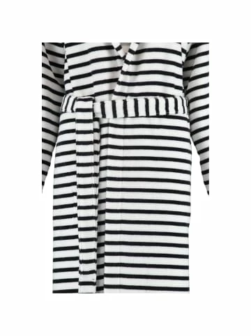 Großhandel 🛒 Cawö Wäsche Cawö Bademäntel Kapuze Streifen 1243 In Schwarz-weiß - 96 Günstig Kaufen 😉 – Bild 4