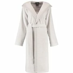 Rabatt 😀 Cawö Wäsche Cawö Bademäntel Kapuze Two-Tone 6425 In Platin - 76 Günstig Kaufen 👏