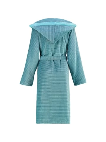 Bestes Angebot 💯 Cawö Wäsche Cawö Bademäntel Kapuze Two-Tone 6425 In Türkis - 47 Günstig Kaufen ⭐ – Bild 2