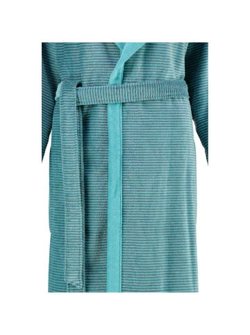 Bestes Angebot 💯 Cawö Wäsche Cawö Bademäntel Kapuze Two-Tone 6425 In Türkis - 47 Günstig Kaufen ⭐ – Bild 4