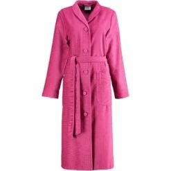 Bestpreis ✨ Cawö Wäsche Cawö Bademäntel Kelchkragen Geknöpft 2307 In Beere - 218 Günstig Kaufen 🧨