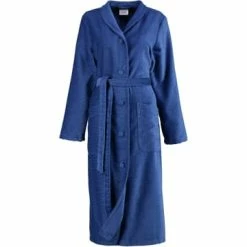 Angebote ✨ Cawö Wäsche Cawö Bademäntel Kelchkragen Geknöpft 2307 In Blau - 115 Günstig Kaufen ⭐ -Cawö Verkaufsshop cawo bademantel kelchkragen geknopft 2307 in blau 115 3