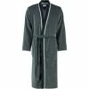 Billig ❤️ Cawö Bekleidung Cawö Bademäntel Kimono 4839 In Silber/schwarz - 79 Günstig Kaufen ✨
