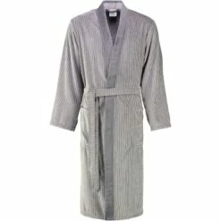 Aktion 🤩 Cawö Bekleidung Cawö Bademäntel Kimono 5840 In Stein - 37 Günstig Kaufen 😉