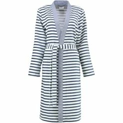 Blitzangebot 👍 Cawö Wäsche Cawö Bademäntel Kimono Breton 6595 In Navy - 16 Günstig Kaufen ✔️