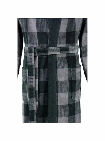 Auslauf 👍 Cawö Bekleidung Cawö Bademäntel Kimono Code 3899 In Anthrazit - 77 Günstig Kaufen 🔥 – Bild 3