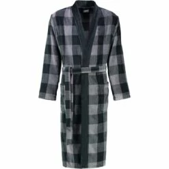 Auslauf 👍 Cawö Bekleidung Cawö Bademäntel Kimono Code 3899 In Anthrazit - 77 Günstig Kaufen 🔥