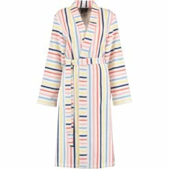 Aktion ⭐ Cawö Wäsche Cawö Bademäntel Kimono Streifen 3343 In Weiß-multicolor - 62 Günstig Kaufen ✔️