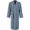 Angebote 👍 Cawö Bekleidung Cawö Bademäntel Kimono Streifen 3835 In Aqua - 11 Günstig Kaufen 🌟