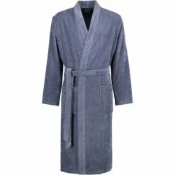 Neu 🥰 Cawö Bekleidung Cawö Bademäntel Kimono Streifen 5506 In Denim - 17 Günstig Kaufen 🧨
