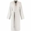 Bestpreis ✨ Cawö Wäsche Cawö Bademäntel Kimono Two-Tone 6431 In Platin - 76 Günstig Kaufen ✨