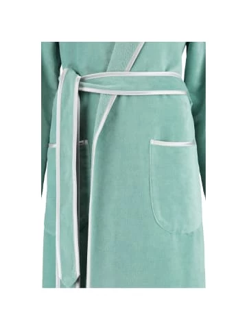 Bestes Angebot 🔔 Cawö Wäsche Cawö Bademäntel Kurzmantel Mit Kapuze 4319 In Seegrün - 481 Günstig Kaufen 👏 – Bild 4