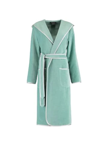 Bestes Angebot 🔔 Cawö Wäsche Cawö Bademäntel Kurzmantel Mit Kapuze 4319 In Seegrün - 481 Günstig Kaufen 👏