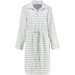 Billig 😍 Cawö Wäsche Cawö Bademäntel Reißverschluss Breton 6597 In Silber - 76 Günstig Kaufen 😍