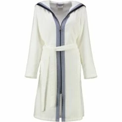 Neu ⭐ Cawö Wäsche Cawö Bademäntel Reißverschluss Breton 6598 In Weiß - 600 Günstig Kaufen 🎁