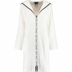 Billig 🌟 Cawö Wäsche Cawö Bademäntel Reißverschluss Mit Kapuze Sea Salt Sand 3101 In Weiß - 600 Günstig Kaufen ⌛