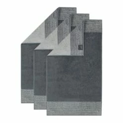 Bestes Angebot 🎉 Cawö Gästehandtücher Cawö Handtuch 3er Pack In Schiefer Günstig Kaufen ⭐