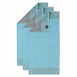 Aktion 🤩 Cawö Handtücher Cawö Handtuch 3er Pack In Türkis Günstig Kaufen ⭐
