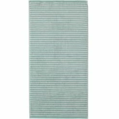 Auslauf 👏 Cawö Handtücher Cawö Handtücher Campus Ringel 955 In Seegrün - 40 Günstig Kaufen 🧨