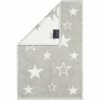Aktion ❤️ Cawö Handtücher Cawö Handtücher 🎅 Christmas Edition Sterne In Platin - 76 Günstig Kaufen 🤩