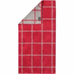 Bester Verkauf 😍 Cawö Handtücher Cawö Handtücher Luxury Home Two-Tone Grafik 604 In Bordeaux - 22 Günstig Kaufen 🔔