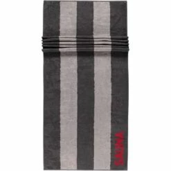 Bestpreis 👍 Cawö Sauna- & Hamamtücher Cawö Saunatuch 599 In Anthrazit/rot - 72 Günstig Kaufen 🔔