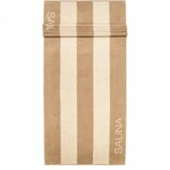 Am billigsten 😀 Cawö Sauna- & Hamamtücher Cawö Saunatuch Natural Blockstreifen 6221 In Natur-caramel - 33 Günstig Kaufen 👍