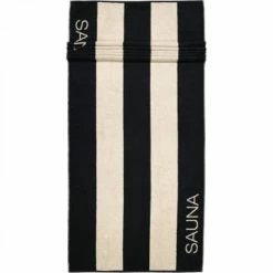 Brandneu 🎉 Cawö Sauna- & Hamamtücher Cawö Saunatuch Natural Blockstreifen 6221 In Natur-schwarz - 39 Günstig Kaufen 🔥