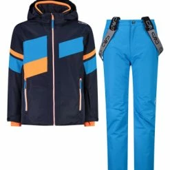 Bestes Angebot 🔔 Jacken & Westen CMP 2tlg. Ski-/ Snowboardoutfit In Blau/ Dunkelblau Günstig Kaufen 👍