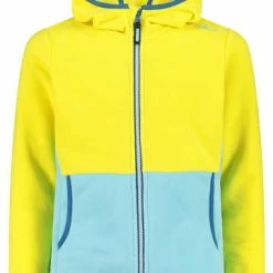 Bester Verkauf ⭐ Fleecejacken & -pullover CMP Fleecejacke In Gelb/ Türkis Günstig Kaufen 🔥