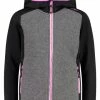 Billig 🔔 Fleecejacken & -pullover CMP Fleecejacke In Grau/ Schwarz/ Pink Günstig Kaufen 💯