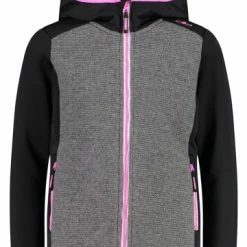 Billig 🔔 Fleecejacken & -pullover CMP Fleecejacke In Grau/ Schwarz/ Pink Günstig Kaufen 💯