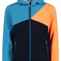 Am billigsten ⌛ Fleecejacken & -pullover CMP Fleecejacke In Schwarz/ Blau/ Orange Günstig Kaufen 🛒