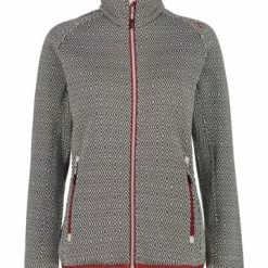 Schlussverkauf ✨ Fleecejacken & -pullover CMP Fleecejacke In Weiß/ Schwarz Günstig Kaufen 🎉