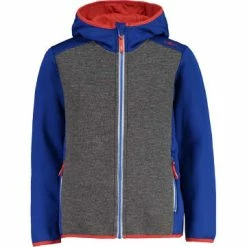 Besorgen 🔔 Jacken & Mäntel Cmp Jacke STRETCH WOOLTECH FIX HOOD In Royalblau Günstig Kaufen 🛒