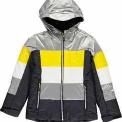 Budget 👍 Jacken & Westen CMP Ski-/ Snowboardjacke In Gelb/ Dunkelblau/ Silber Günstig Kaufen 🔔