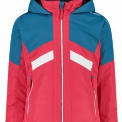 Brandneu ⌛ Jacken & Westen CMP Ski-/ Snowboardjacke In Rot/ Türkis Günstig Kaufen 👏