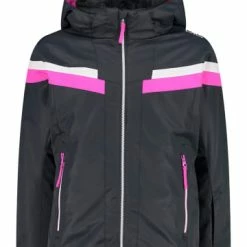 Aktion 😍 Jacken & Westen CMP Ski-/ Snowboardjacke In Schwarz/ Pink Günstig Kaufen ❤️