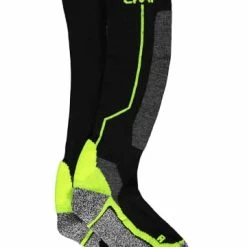 Budget 😉 Sportwäsche CMP Ski-/ Snowboardsocken In Schwarz/ Grün Günstig Kaufen 😍