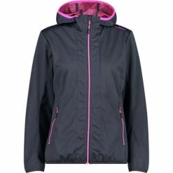 Schlussverkauf 🥰 Jacken & Mäntel Cmp Softshelljacke CMP Jacket Fix Hood In Anthrazit Günstig Kaufen 🌟