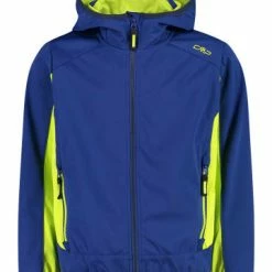 Brandneu ❤️ Jacken & Westen CMP Softshelljacke In Blau/ Gelb Günstig Kaufen 💯