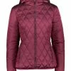 Brandneu 🧨 Jacken & Mäntel CMP Steppjacke In Bordeaux Günstig Kaufen 🥰
