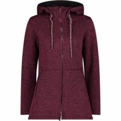 Am billigsten 🌟 Fleecejacken & -pullover Cmp Strickfleece In Amaranto-nero Günstig Kaufen ⭐