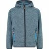 Bestpreis 💯 Fleecejacken & -pullover Cmp Strickfleece In Danubio-b.blue-flamingo Fluo Günstig Kaufen 🎁