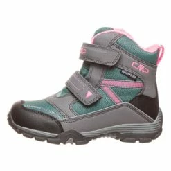 Budget ✨ Stiefel & 🥾 Boots CMP Winterboots In Grau/ Grün/ Pink Günstig Kaufen 🎁
