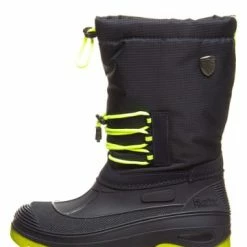 Budget 🎉 Stiefel & 🥾 Boots CMP Winterstiefel "Ahto" In Dunkelblau/ Gelb Günstig Kaufen ⌛